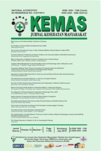Image of KEMAS : Jurnal Kesehatan Masyarakat