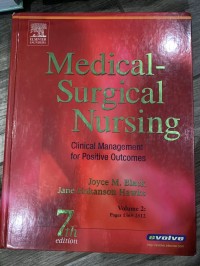 Image of Medical Surgical Nursing : clinical management for positive outcomes Vol 1-2